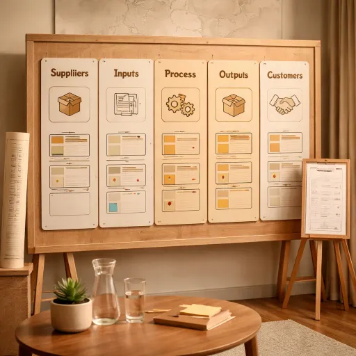 Cartographier ses processus office en 90 jours : la méthode SIPOC adaptée aux PME romandes